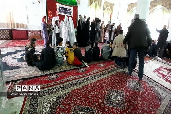 برگزاری جشن میلاد امام علی (ع) در امامزاده روستای توده شهرستان شیروان