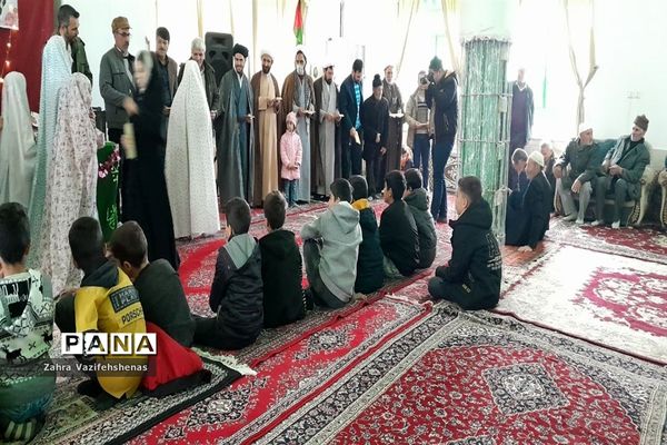 برگزاری جشن میلاد امام علی (ع) در امامزاده روستای توده شهرستان شیروان