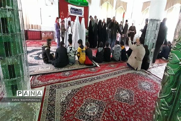 برگزاری جشن میلاد امام علی (ع) در امامزاده روستای توده شهرستان شیروان