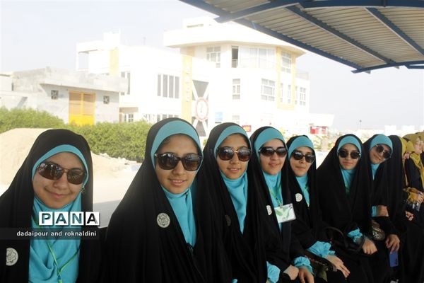 رونمایی از سرود طوفان الاقصی در  جزیره قشم