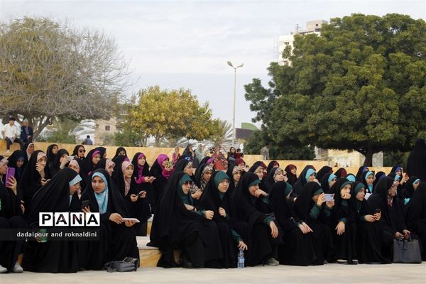 رونمایی از سرود طوفان الاقصی در  جزیره قشم