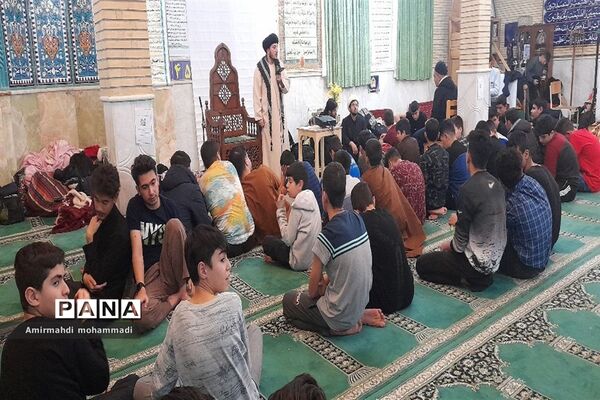 اعتکاف دانش‌آموزی در شهرستان تفرش
