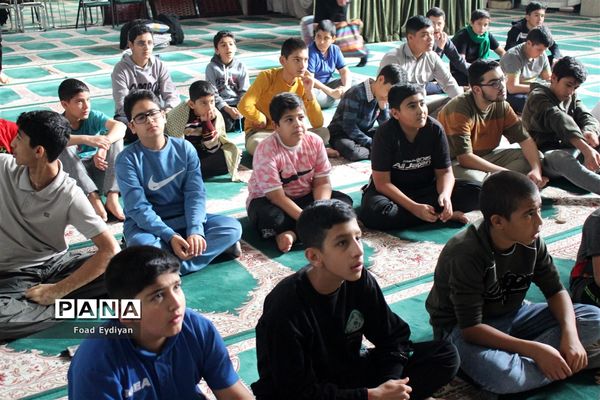 برگزاری مراسم معنوی اعتکاف در شهرستان گلبهار