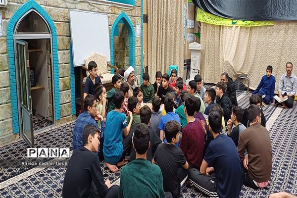 مراسم اعتکاف  در فاروج