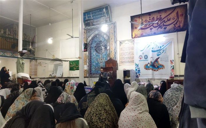 برگزاری مراسم اعتکاف در خیرآباد راور/فیلم