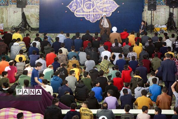 مراسم معنوی اعتکاف در  شهرکرد