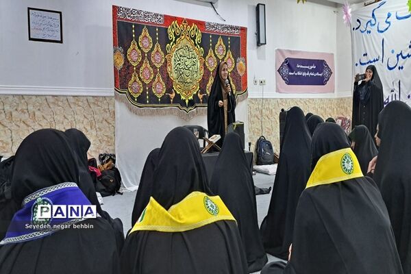 اعتکاف دانش‌آموزان در گناوه