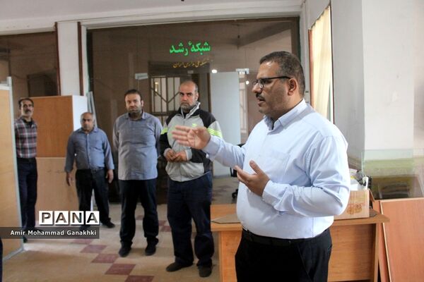 بازدید مسئولان آموزش و پرورش استان بوشهر از ساختمان جدید سازمان دانش‌آموزی استان