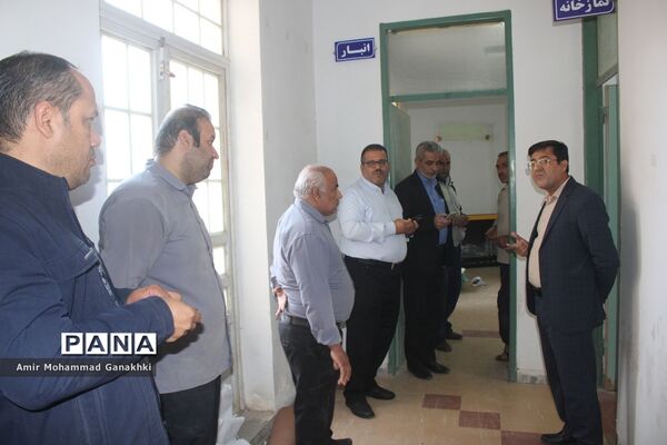 بازدید مسئولان آموزش و پرورش استان بوشهر از ساختمان جدید سازمان دانش‌آموزی استان