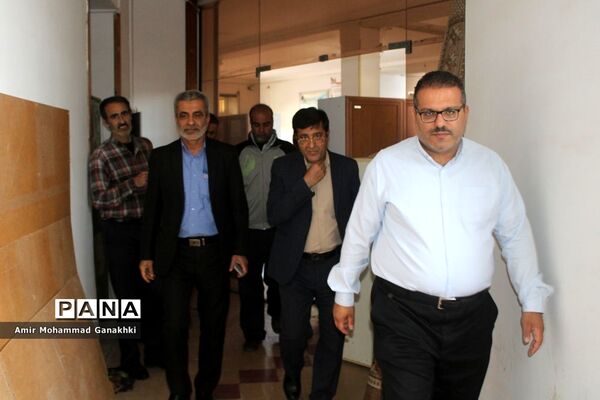 بازدید مسئولان آموزش و پرورش استان بوشهر از ساختمان جدید سازمان دانش‌آموزی استان