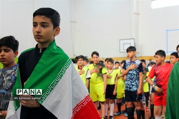 برگزاری افتتاحیه مسابقات فوتسال بین مدارس گلبهار