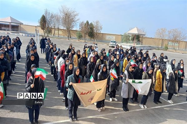 مراسم  زنگ انقلاب در مدارس جوادآباد