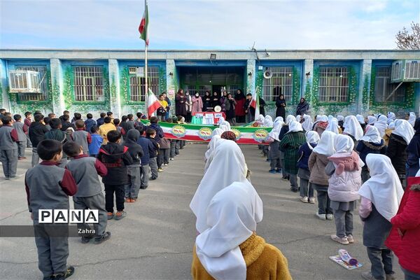 مراسم  زنگ انقلاب در مدارس جوادآباد