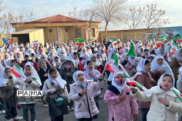 مراسم  زنگ انقلاب در مدارس جوادآباد