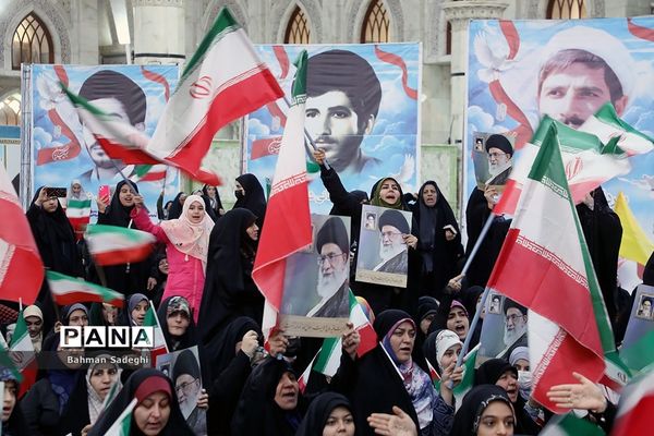 مراسم سالروز گرامیداشت  چهل‌وپنجمین دهه فجر انقلاب اسلامی