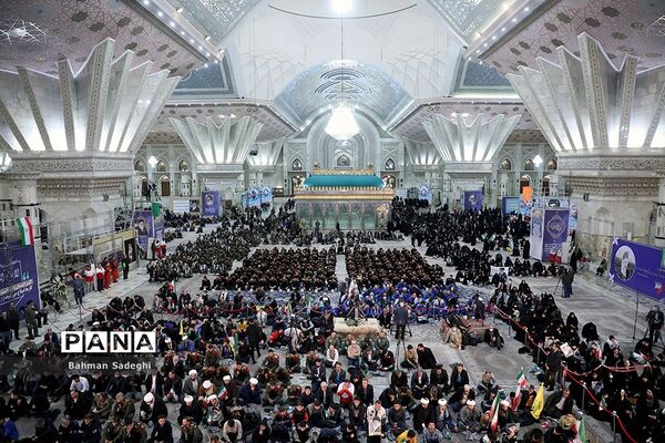 مراسم سالروز گرامیداشت  چهل‌وپنجمین دهه فجر انقلاب اسلامی