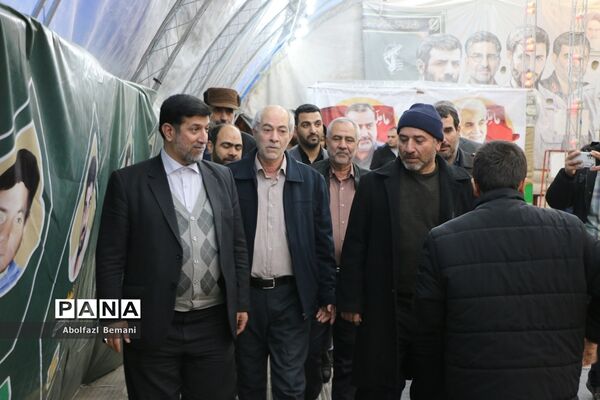 مراسمی در جوار مزار شهید گمنام بوستان شهدای آذر قم