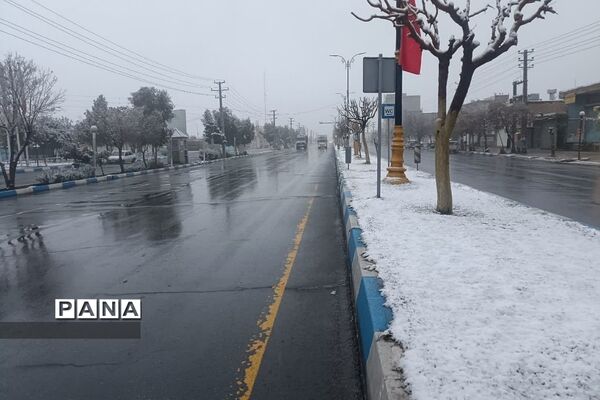 بارش برف زمستانی در فشافویه