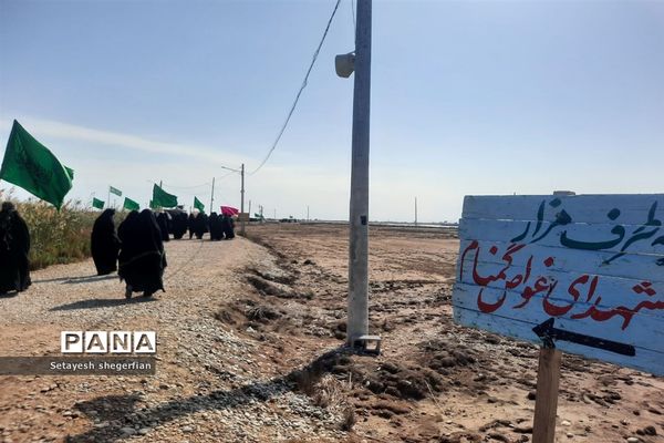 حضور دختران ناحیه ۶ مشهد در اردوی راهیان نور