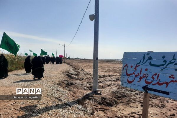 حضور دختران ناحیه ۶ مشهد در اردوی راهیان نور
