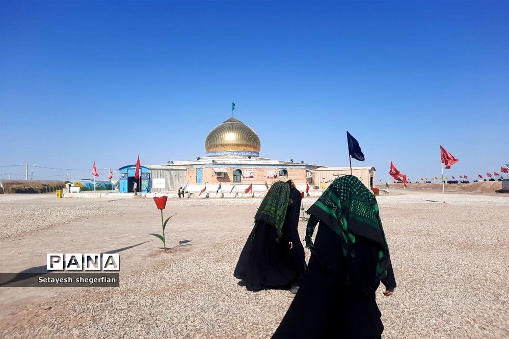 حضور دختران ناحیه ۶ مشهد در اردوی راهیان نور