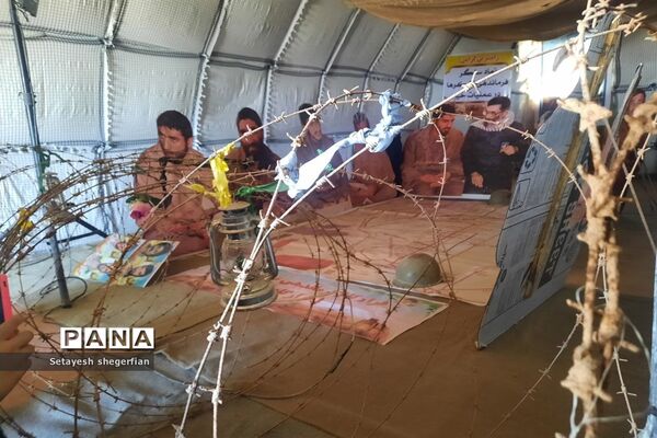 حضور دختران ناحیه ۶ مشهد در اردوی راهیان نور