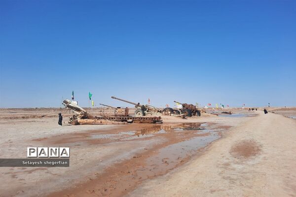 حضور دختران ناحیه ۶ مشهد در اردوی راهیان نور