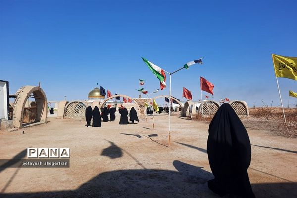 حضور دختران ناحیه ۶ مشهد در اردوی راهیان نور