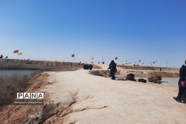 حضور دختران ناحیه ۶ مشهد در اردوی راهیان نور