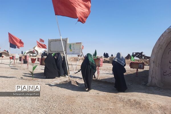 حضور دختران ناحیه ۶ مشهد در اردوی راهیان نور