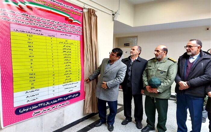 افتتاح ۱۳۲ طرح و پروژه عمرانی در شهرستان خلخال