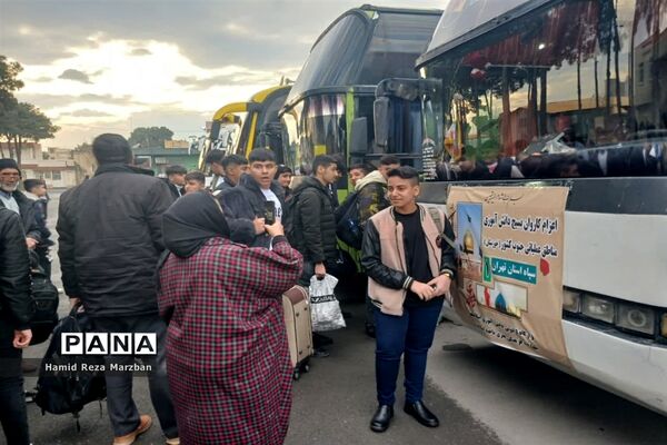 کاروان راهیان نوردانش‌آموزی پسران شهرستان اسلامشهر