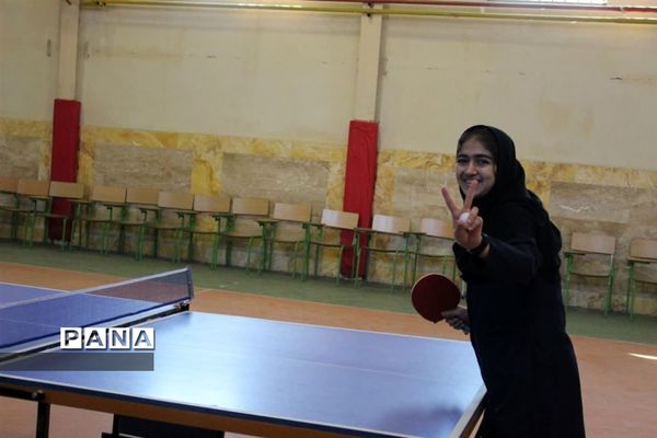 مسابقه تنیس روی میزمتوسطه اول منطقه‌ای جوادآباد