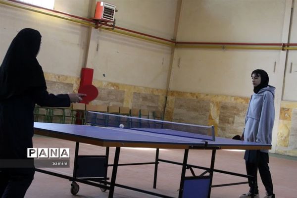 مسابقه تنیس روی میزمتوسطه اول منطقه‌ای جوادآباد