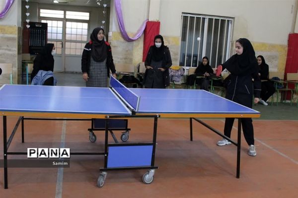 مسابقه تنیس روی میزمتوسطه اول منطقه‌ای جوادآباد