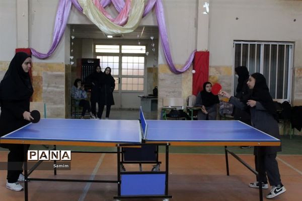مسابقه تنیس روی میزمتوسطه اول منطقه‌ای جوادآباد