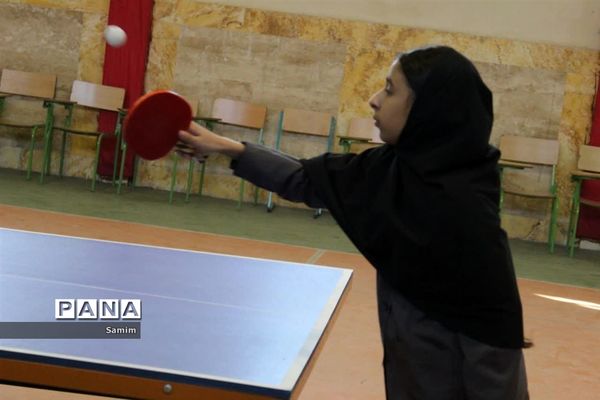 مسابقه تنیس روی میزمتوسطه اول منطقه‌ای جوادآباد