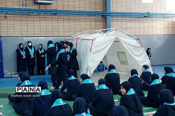برگزاری مانور تشکیلاتی یاوران انقلابی در شهرستان شهریار