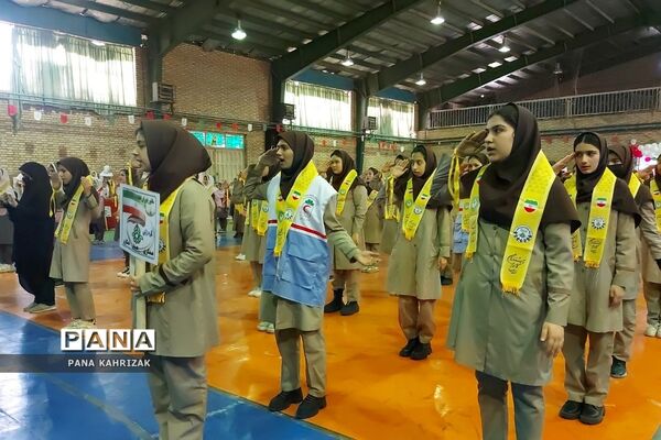 برگزاری مانور یاوران انقلاب در کهریزک