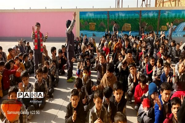 جشن مبعث در مدرسه پویندگان فرهنگ خلیل‌آباد