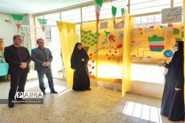بازدید از نمایشگاه مدرسه انقلاب  شهرستان مانه و سملقان