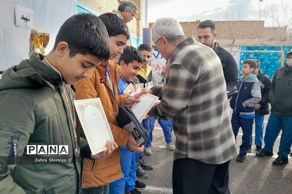 فینال مسابقات جام شهید سلیمانی در دبستان شهید بهشتی یک ناحیه یک شهرری