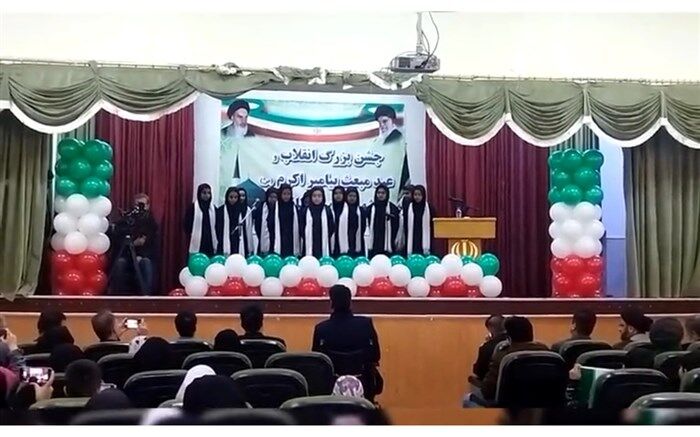 جشن بزرگ پیروزی انقلاب اسلامی در سلطانیه برگزار شد/ فیلم