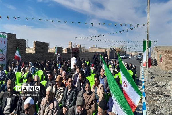 آیین افتتاح پروژه‌های عمرانی شهرداری ریوند به مناسبت دهه فجر