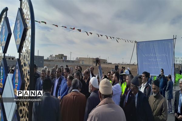 آیین افتتاح پروژه‌های عمرانی شهرداری ریوند به مناسبت دهه فجر