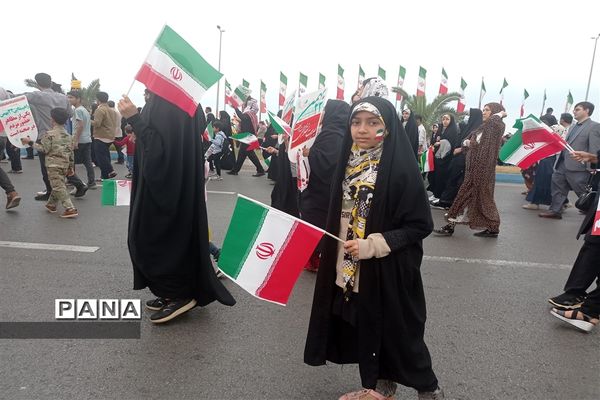 راهپیمایی ۲۲ بهمن در بندرعباس