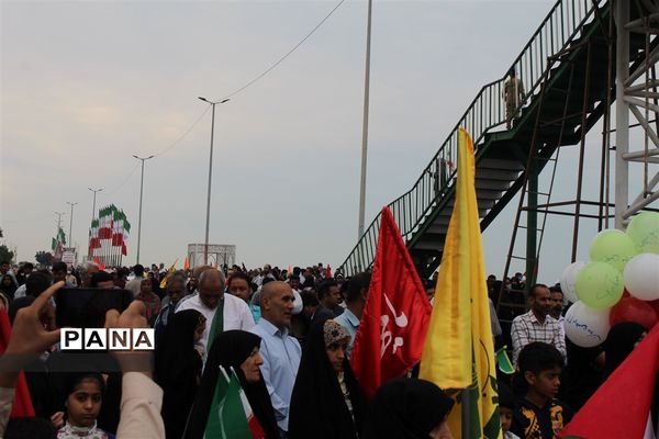 راهپیمایی ۲۲ بهمن در بندرعباس