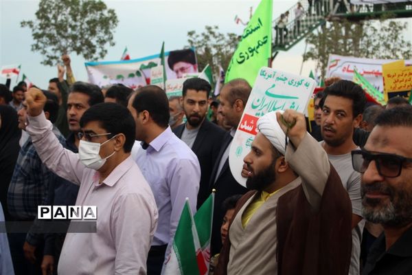 راهپیمایی ۲۲ بهمن در بندرعباس