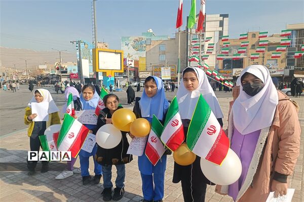 راهپیمایی ۲۲بهمن در شهرستان قدس