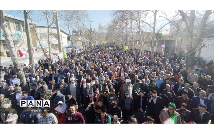 راهپیمایی سالگرد پیروزی انقلاب اسلامی در گلستان